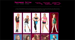 Desktop Screenshot of childsdancewear.com