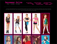 Tablet Screenshot of childsdancewear.com